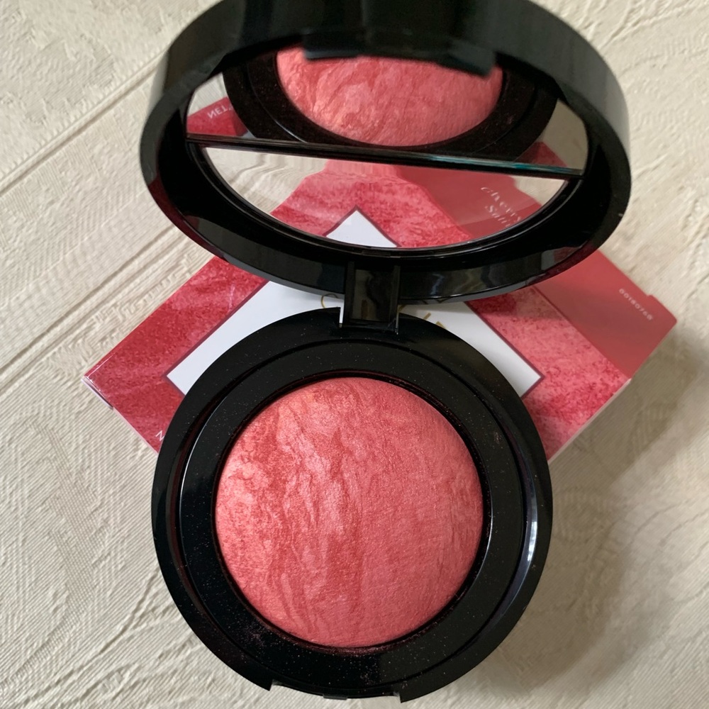 Laura Geller Baked Blush n Brighten Marbled in Cherry Custard BNIB